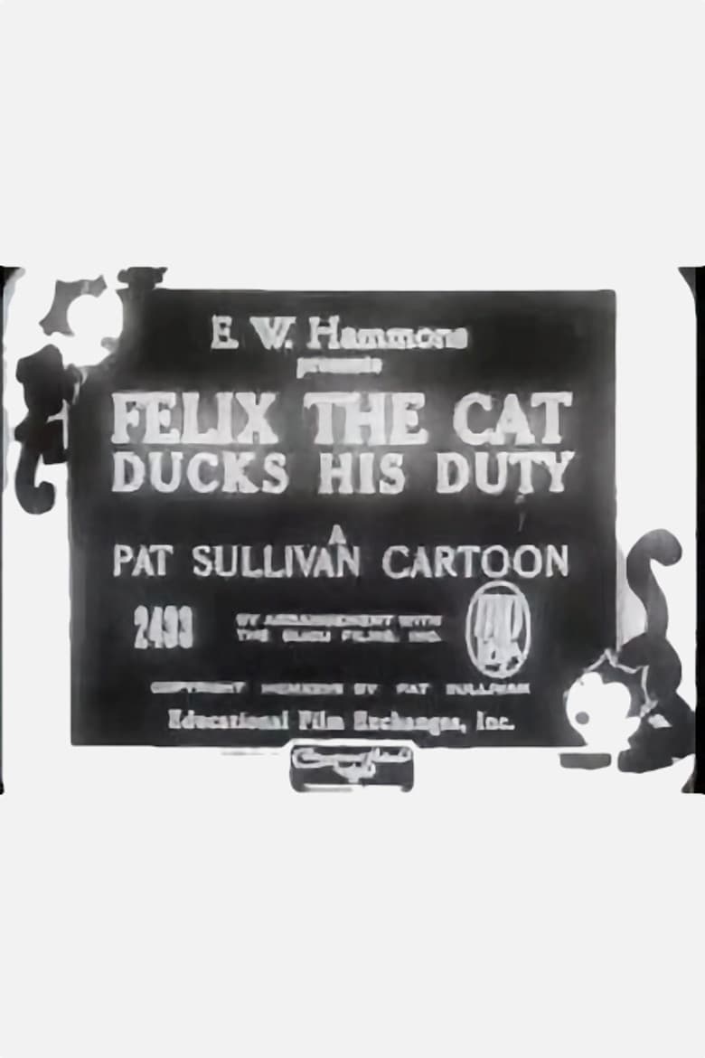 Felix the Cat Ducks His Duty poster