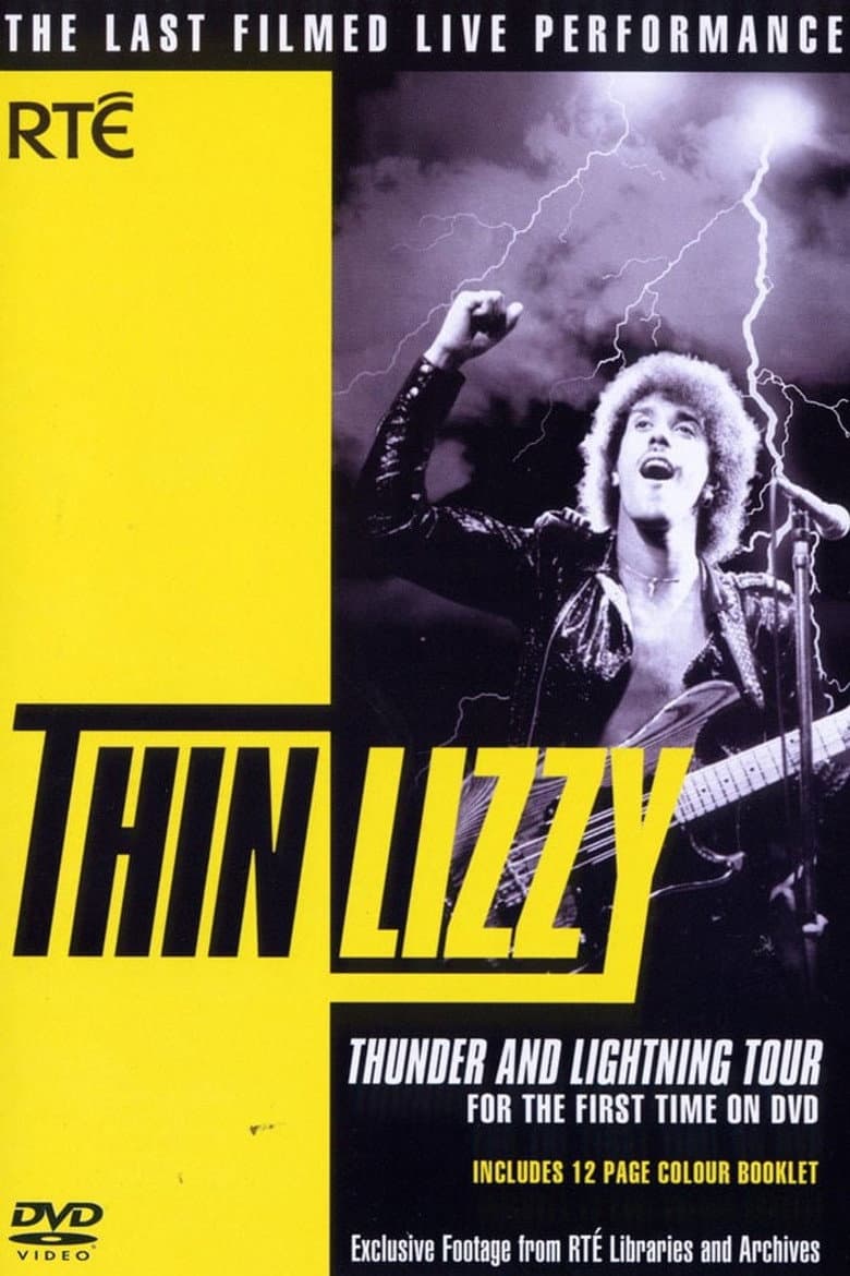Thin Lizzy: Thunder and Lightning Tour poster