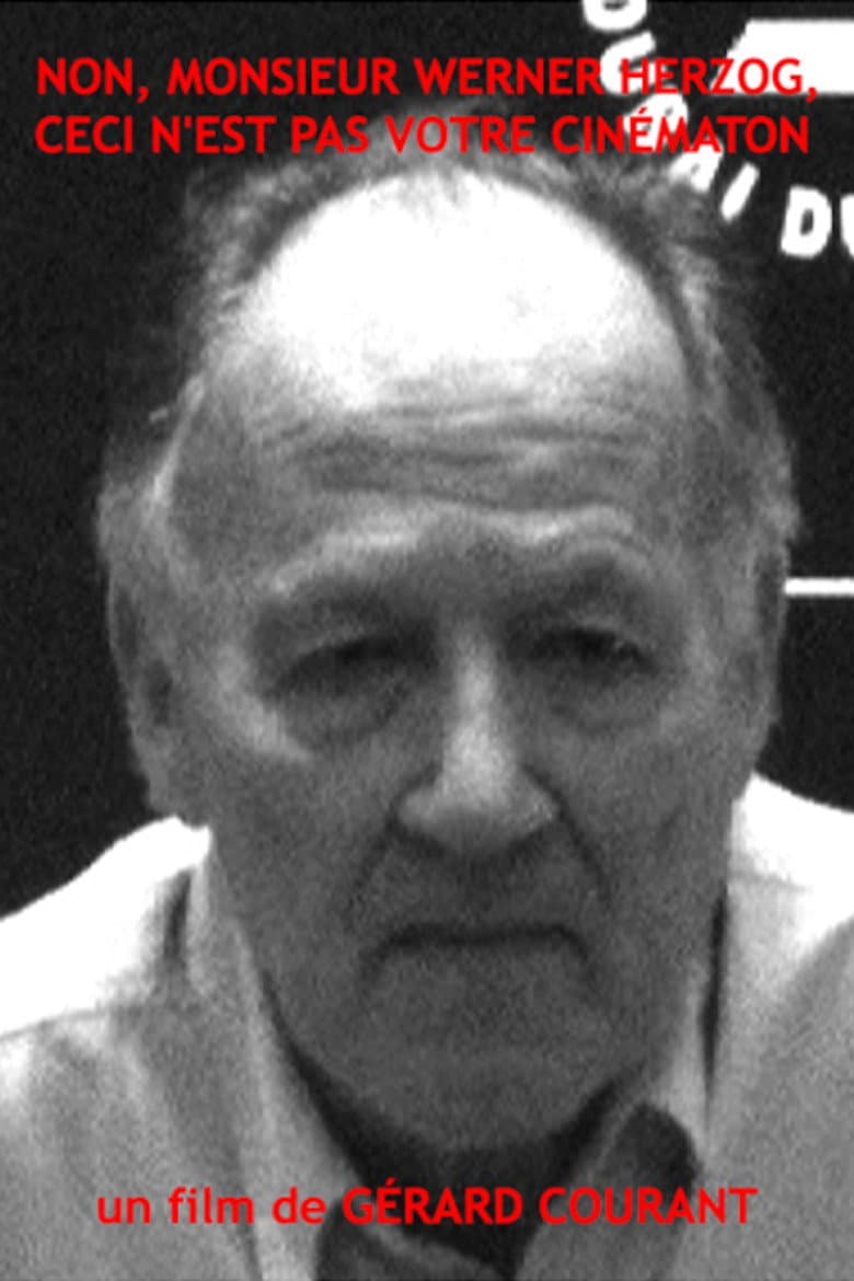 No Mr. Werner Herzog, this isn't your Cinématon poster