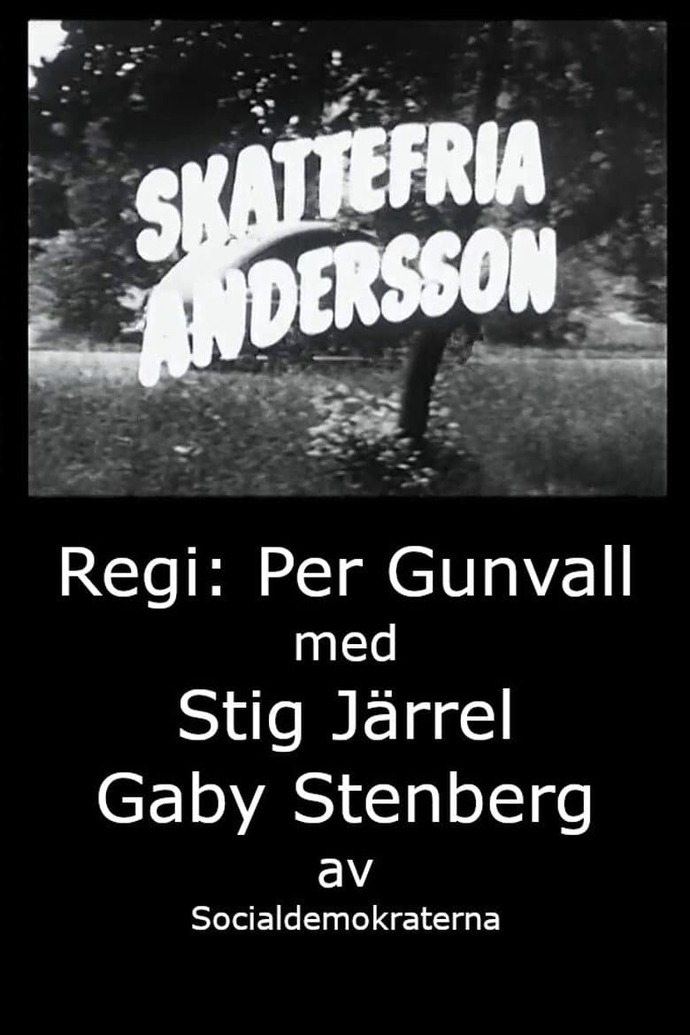 Skattefria Andersson poster