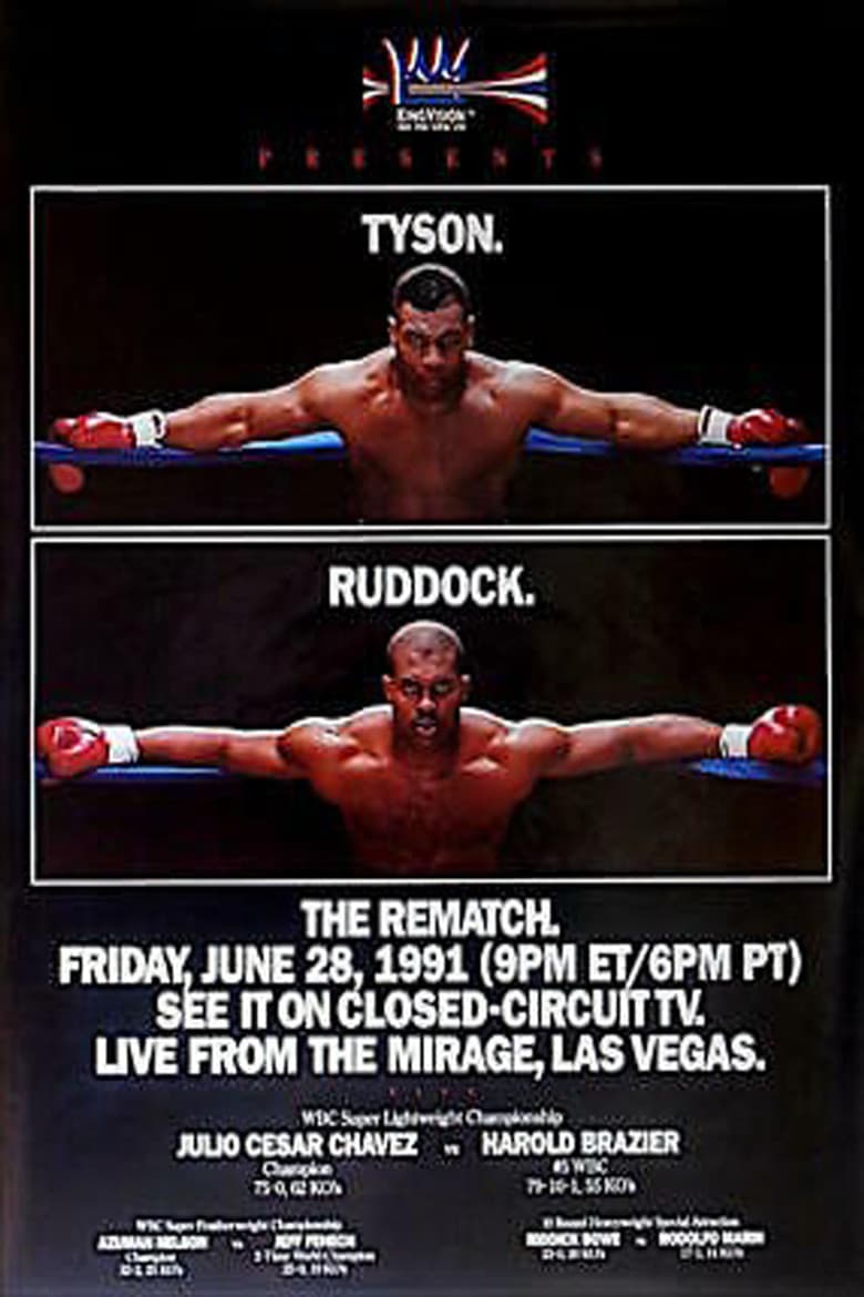 Mike Tyson vs Donovan Razor Ruddock II poster