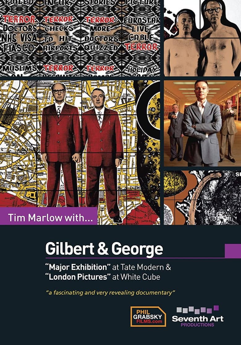 Tim Marlow with Gilbert & George poster