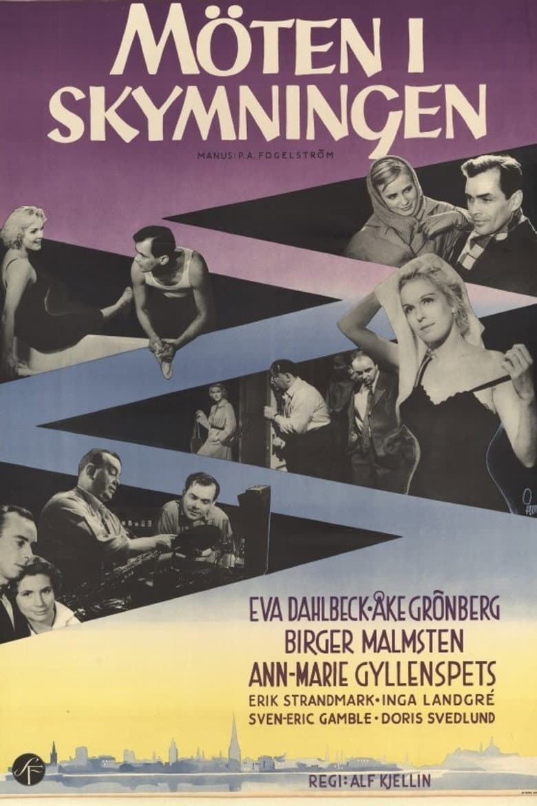 Möten i skymningen poster