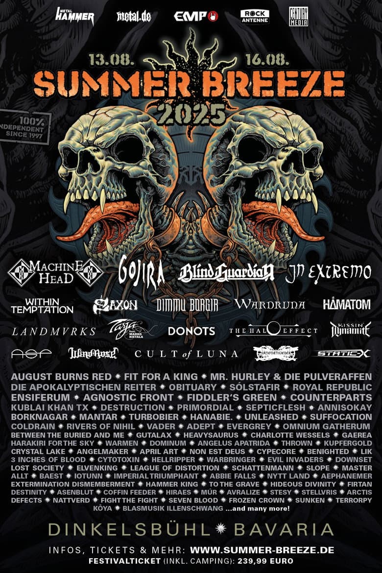 ASP: Live at Summer Breeze 2025 poster