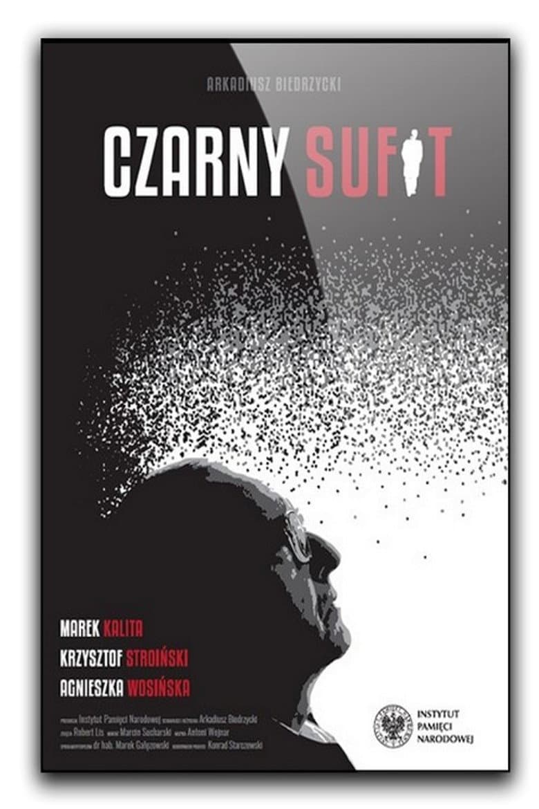 Czarny sufit poster