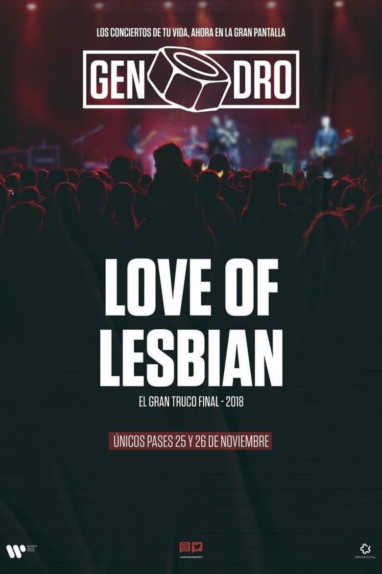 Love of Lesbian: El gran truco final poster