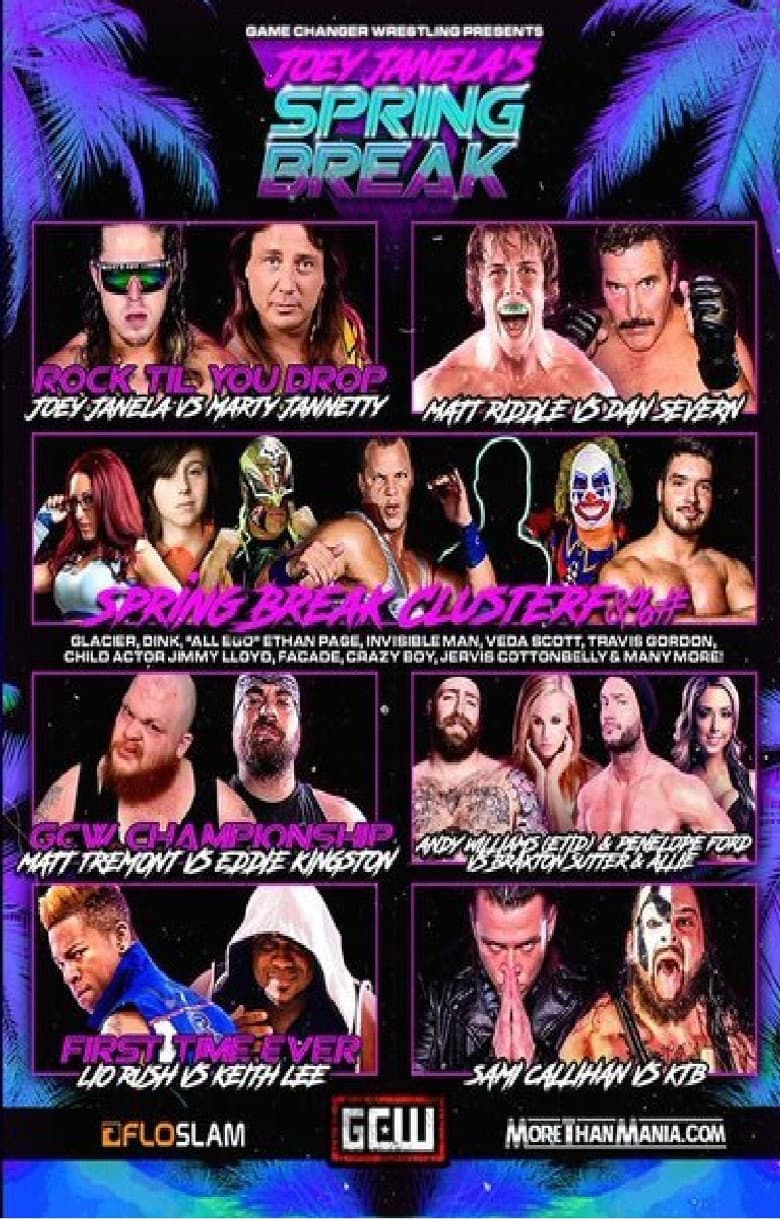 GCW: Joey Janela's Spring Break poster